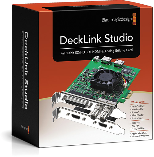 Black Magic Design Deck Link Studio 4K